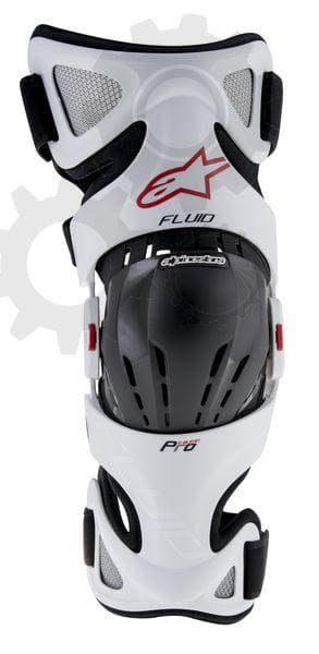 ALPINESTARS MX FLUID PRO Black, Red, White