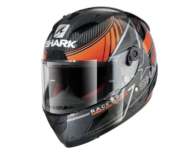 SHARK RACE-R PRO CARBON Black, Orange