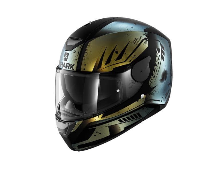 SHARK D-SKWAL Black, Blue, Matt, Yellow