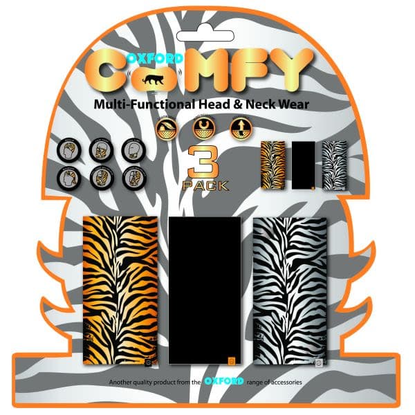 OXFORD TIGER Black, Grey, Orange, White