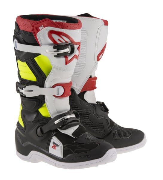ALPINESTARS MX TECH 7S Black, Fluorescent, Red, Yellow