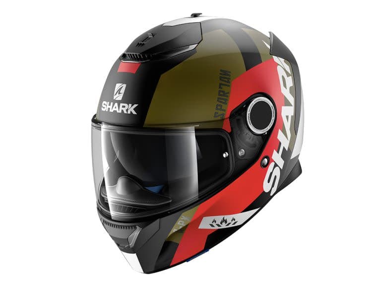 SHARK SPARTAN Green, Red