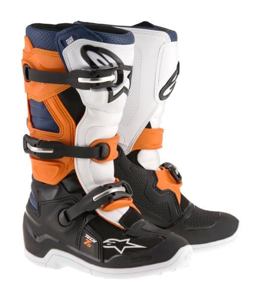 ALPINESTARS MX TECH 7S Black, Blue, Orange, White