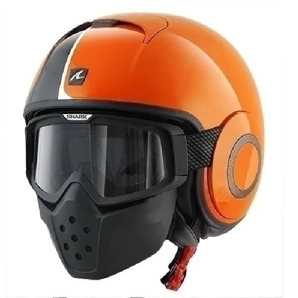 SHARK Jet/open face helmets Black, Orange