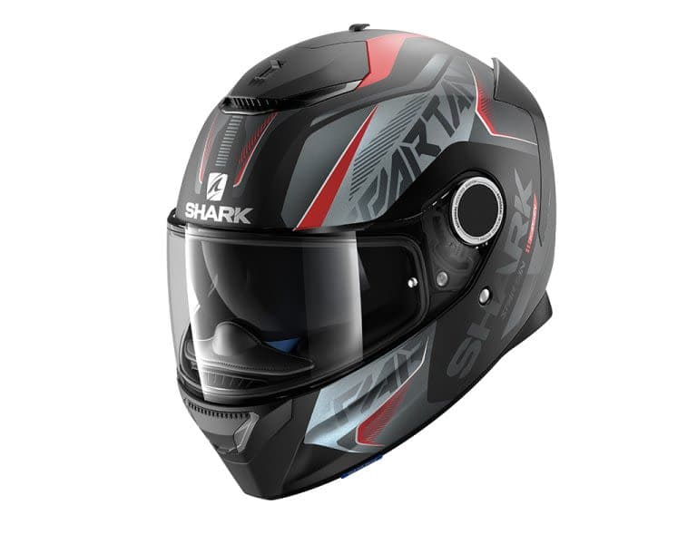 SHARK SPARTAN Black, Red