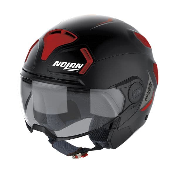 NOLAN N30-4 T Black, Matt, Red