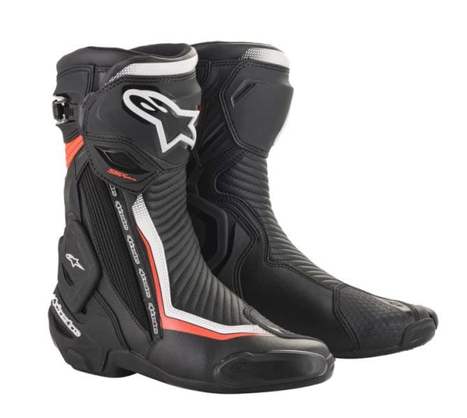 ALPINESTARS SMX PLUS v2 Black, Fluorescent, Red, White