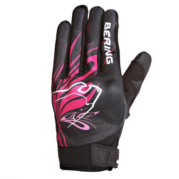 BERING Sports & performance gloves Black, Fuchsia