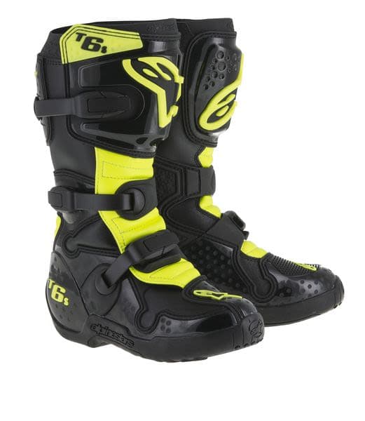ALPINESTARS MX TECH 6S Black, Fluorescent, Yellow