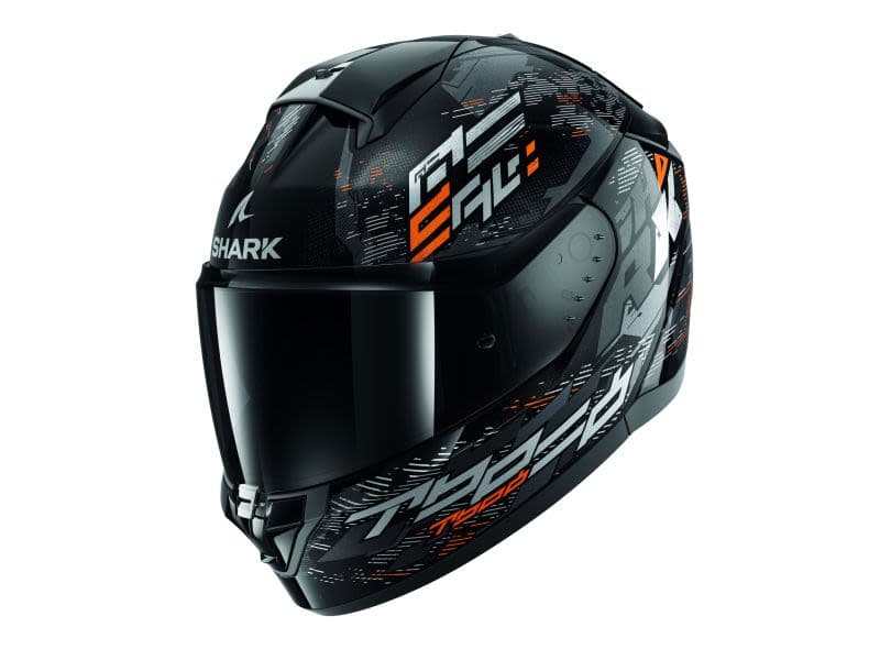 SHARK RIDILL 2 Black, Glossy, Grey, Orange
