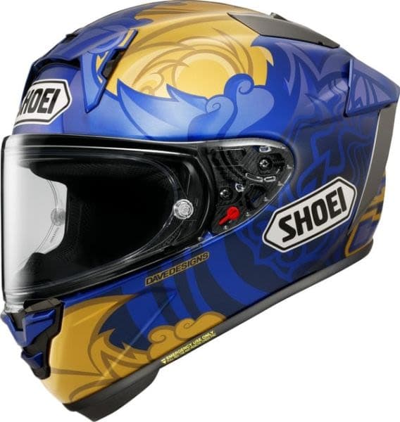 SHOEI X-SPR PRO Blue, Yellow