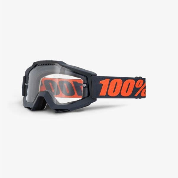 100% ACCURI ENDURO Gunmetal Black, Orange