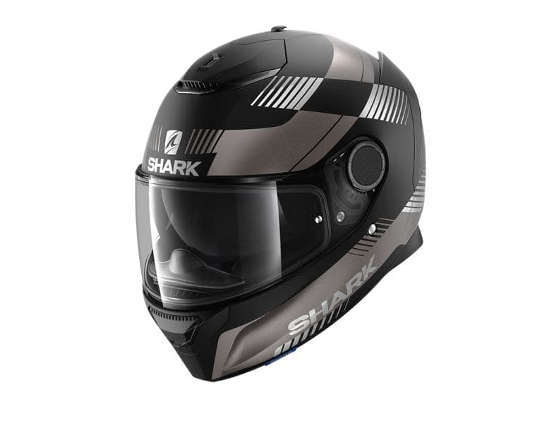 SHARK SPARTAN 1.2 Black, Grey, Matt