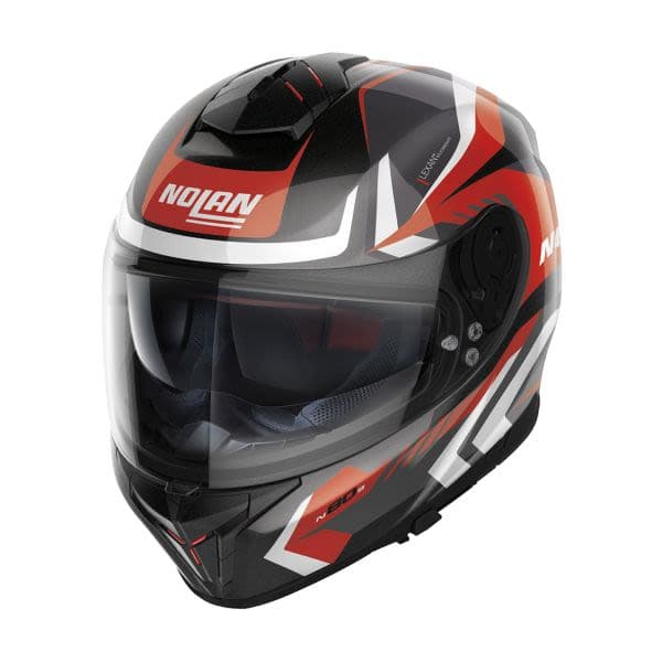 NOLAN N80-8 Black, Red, White