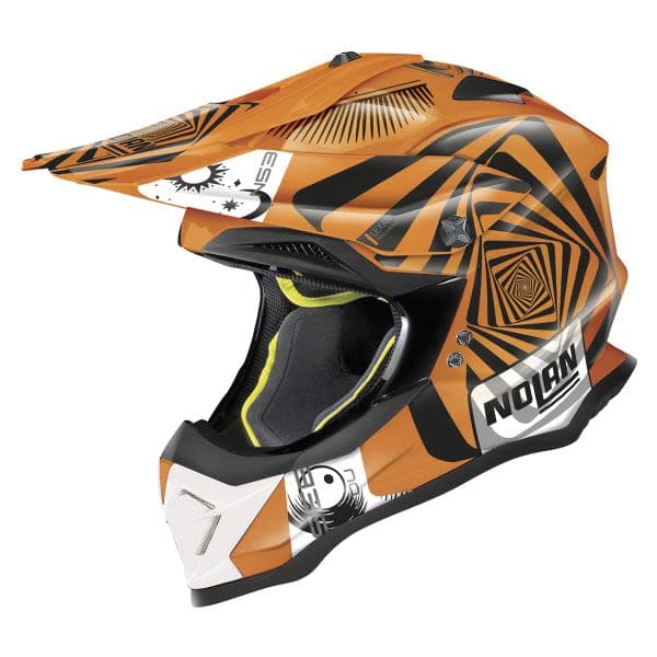 NOLAN N53 Black, Fluorescent, Orange, White