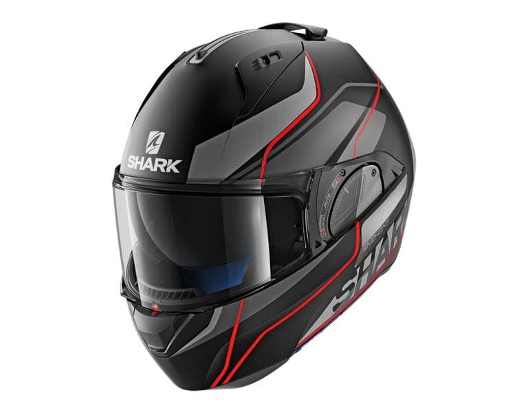 SHARK EVO-ONE V2 Black, Grey, Matt, Red