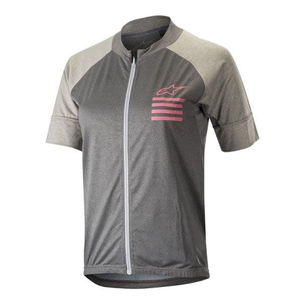 ALPINESTARS MTB STELLA TRAIL FULL ZIP SS JERSEY Grey