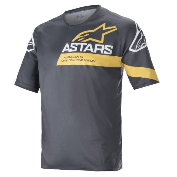 ALPINESTARS MTB Bicycle t-shirts Anthracite, Yellow