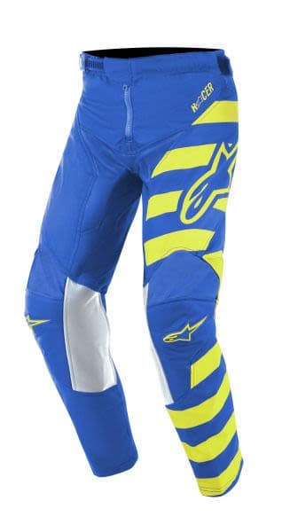 ALPINESTARS MX YOUTH RACER BRAAP Blue, Fluorescent, Yellow