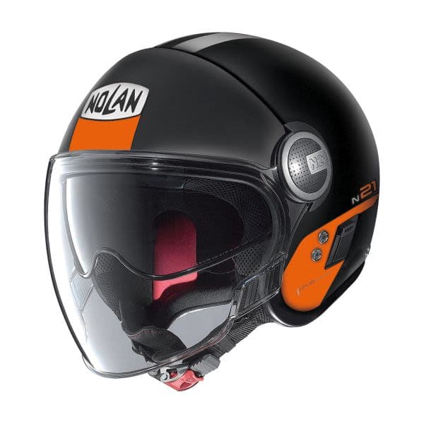 NOLAN N21 VISOR Black, Matt, Orange