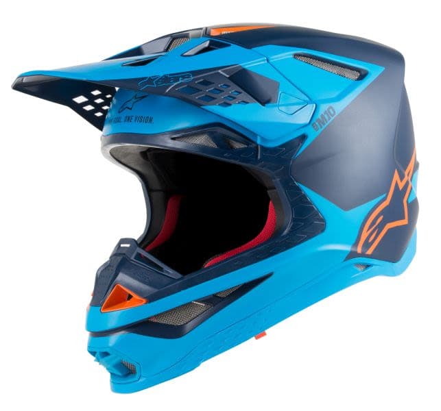 ALPINESTARS MX SUPERTECH S-M10 META Black, Blue, Fluorescent, Navy blue, Orange