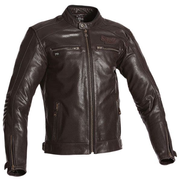 SEGURA Leather jackets Brown