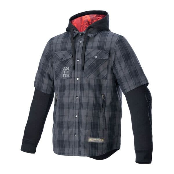 ALPINESTARS MO.ST.EQ TARTAN SHIRT Black, Grey