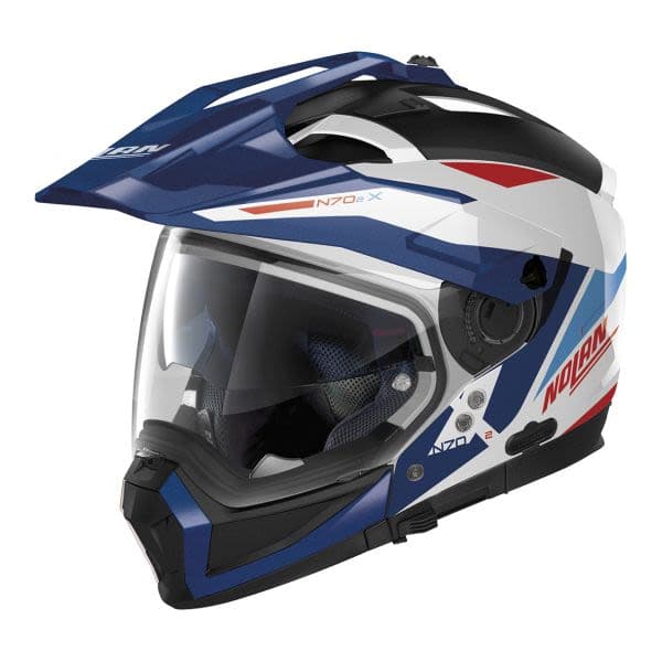 NOLAN N70-2 X Navy blue, Red, White