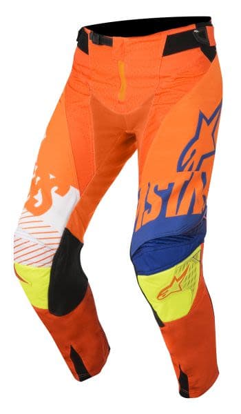 ALPINESTARS MX TECHSTAR SCREAMER Blue, Fluorescent, Orange, White, Yellow