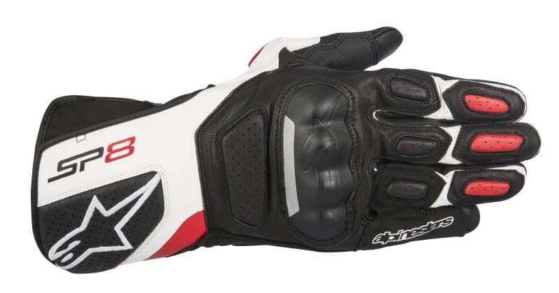 ALPINESTARS SP-8 V2 GLOVES Black, Red, White