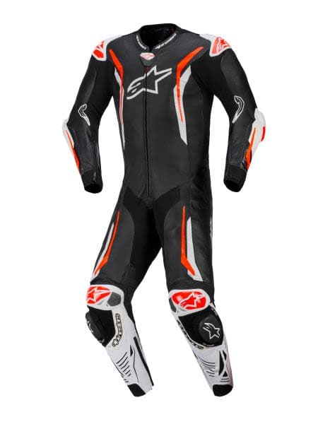 ALPINESTARS GP TECH V5 1 PC Black, Fluorescent, Red, White