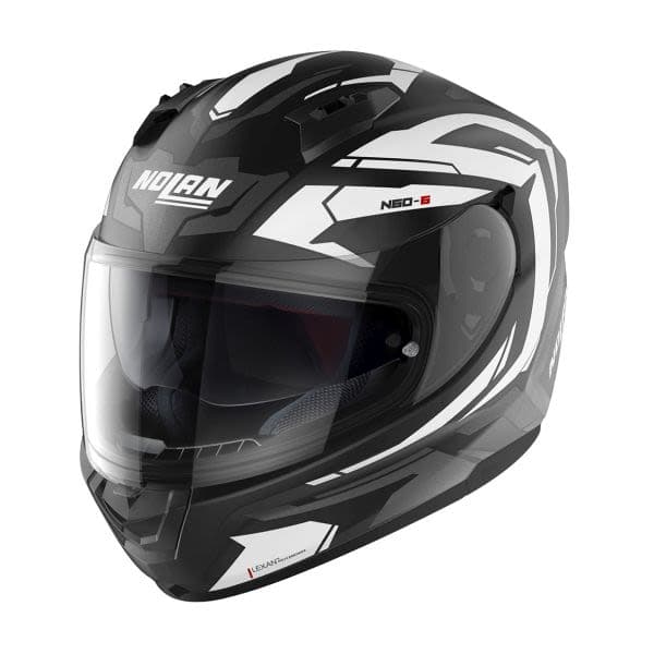 NOLAN N60-6 Anthracite, Black, Matt, White