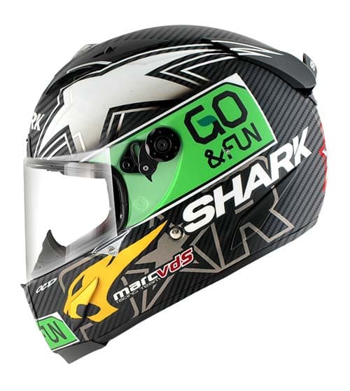 SHARK RACE-R PRO CARBON Black, Green