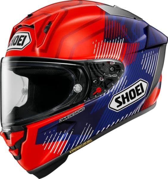 SHOEI X-SPR PRO Blue, Red