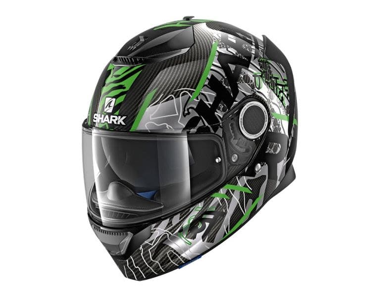 SHARK SPARTAN CARBON Black, Green