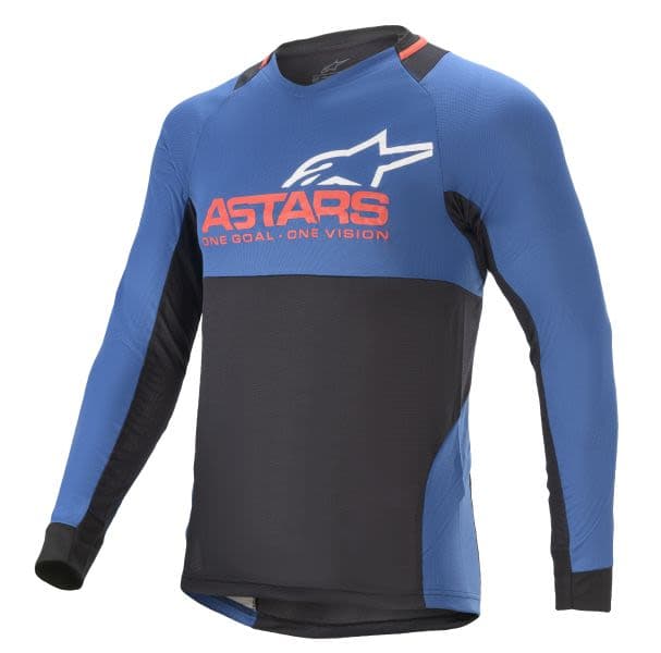 ALPINESTARS MTB DROP 8.0 L/S JERSEY Blue, Navy blue, Red