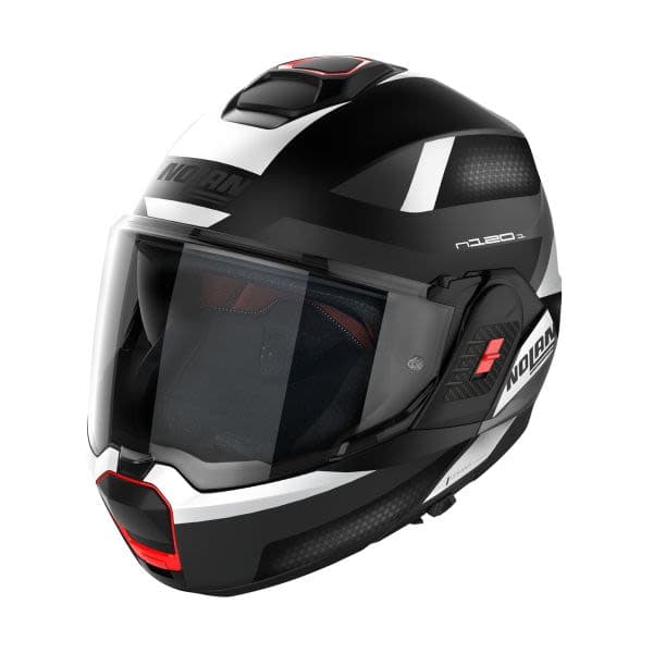 NOLAN N120-1 Black, Matt, White