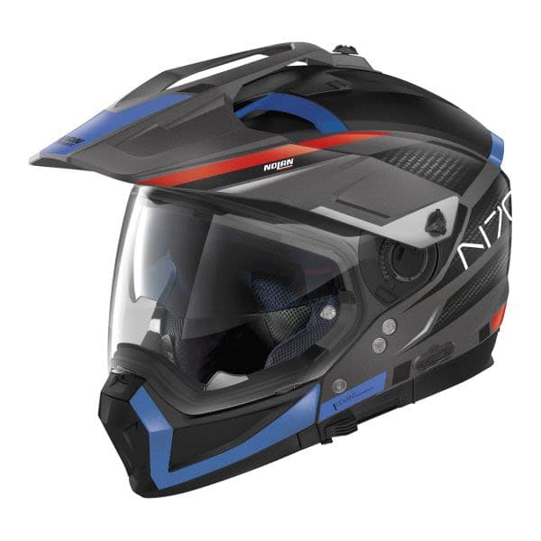 NOLAN N70-2 X Grey, Matt, Navy blue, Red