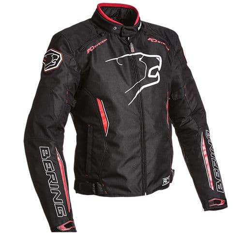 BERING Textile jackets Black, Red