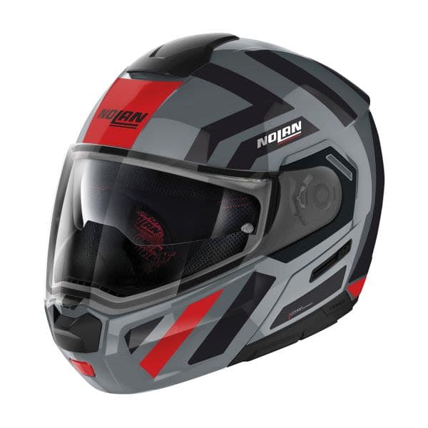NOLAN N90-3 Black, Grey, Red