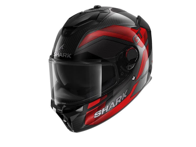 SHARK SPARTAN GT PRO Black, Red, Silver