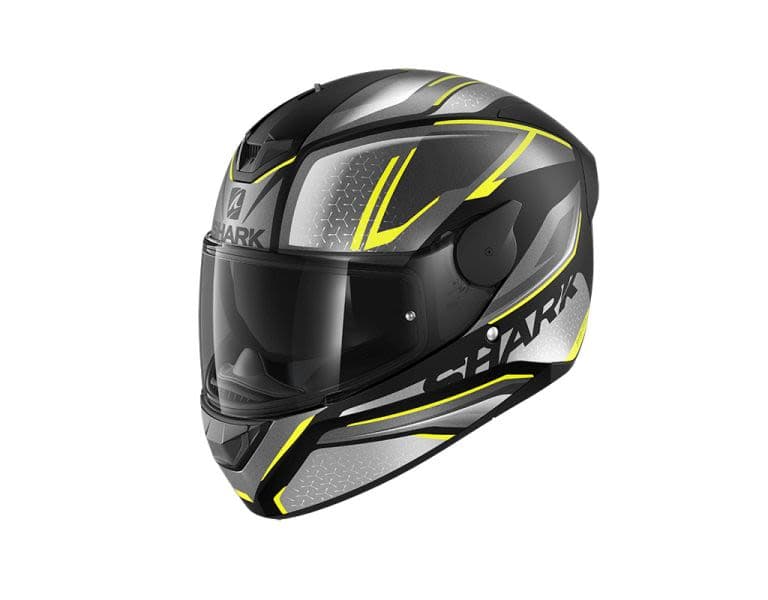 SHARK D-SKWAL 2 Black, Grey, Matt, Yellow