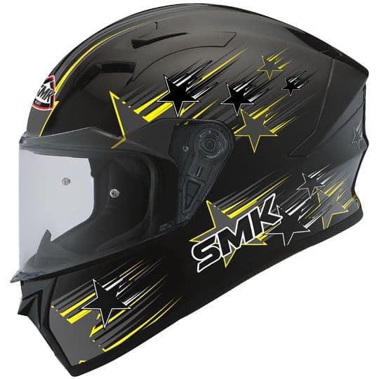 SMK STELLAR Black, Matt, Yellow