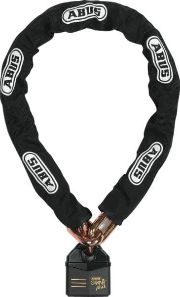 ABUS GRANIT™ Power Chain 37 14KS Black Loop Black, Yellow
