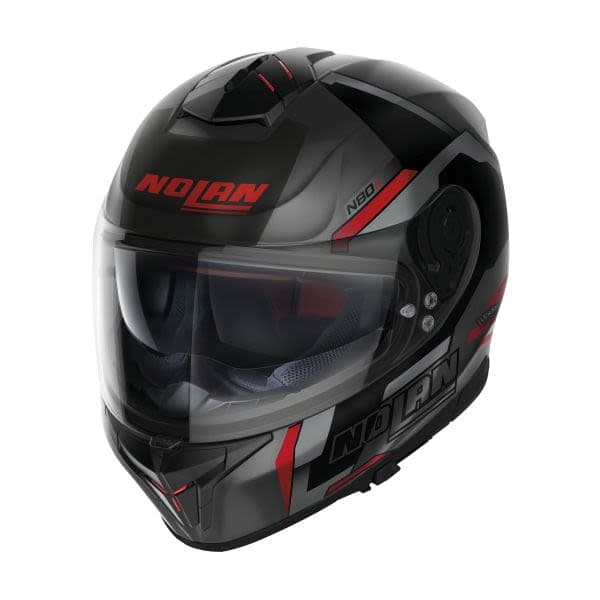 NOLAN N80-8 Black, Grey, Matt, Red