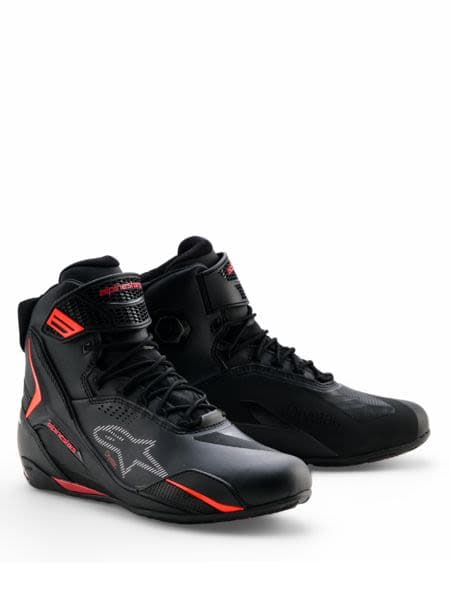 ALPINESTARS FASTER-4 DRYSTAR Black, Fluorescent, Red
