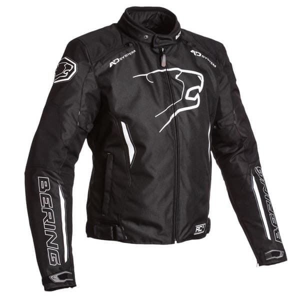 BERING Textile jackets Black, White