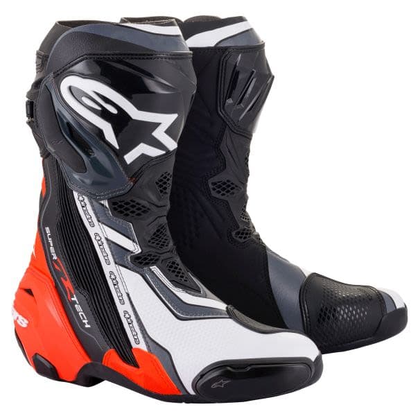 ALPINESTARS SUPERTECH R Black, Fluorescent, Grey, Red, White
