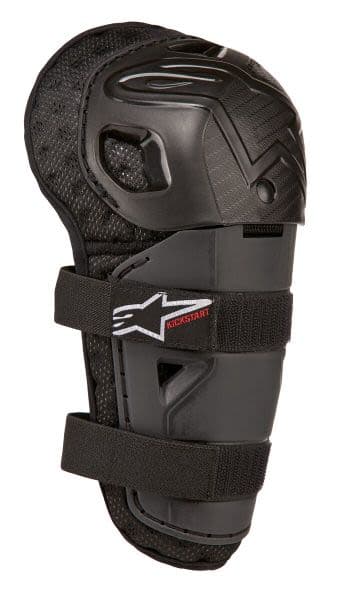 ALPINESTARS MX BIONIC ACTION KICKSTART KNEE GUARD Black, Red