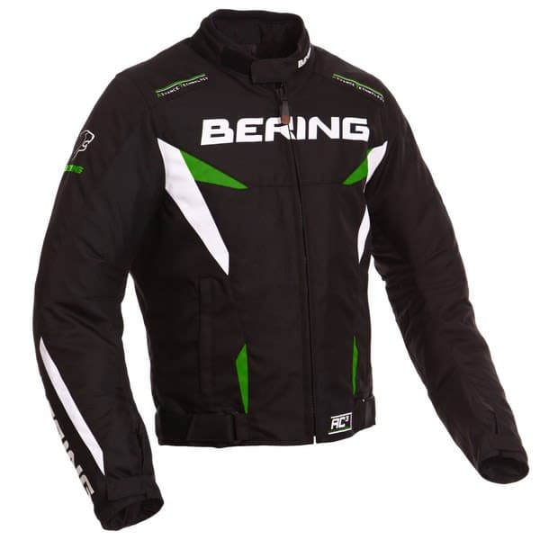 BERING Textile jackets Black, Green